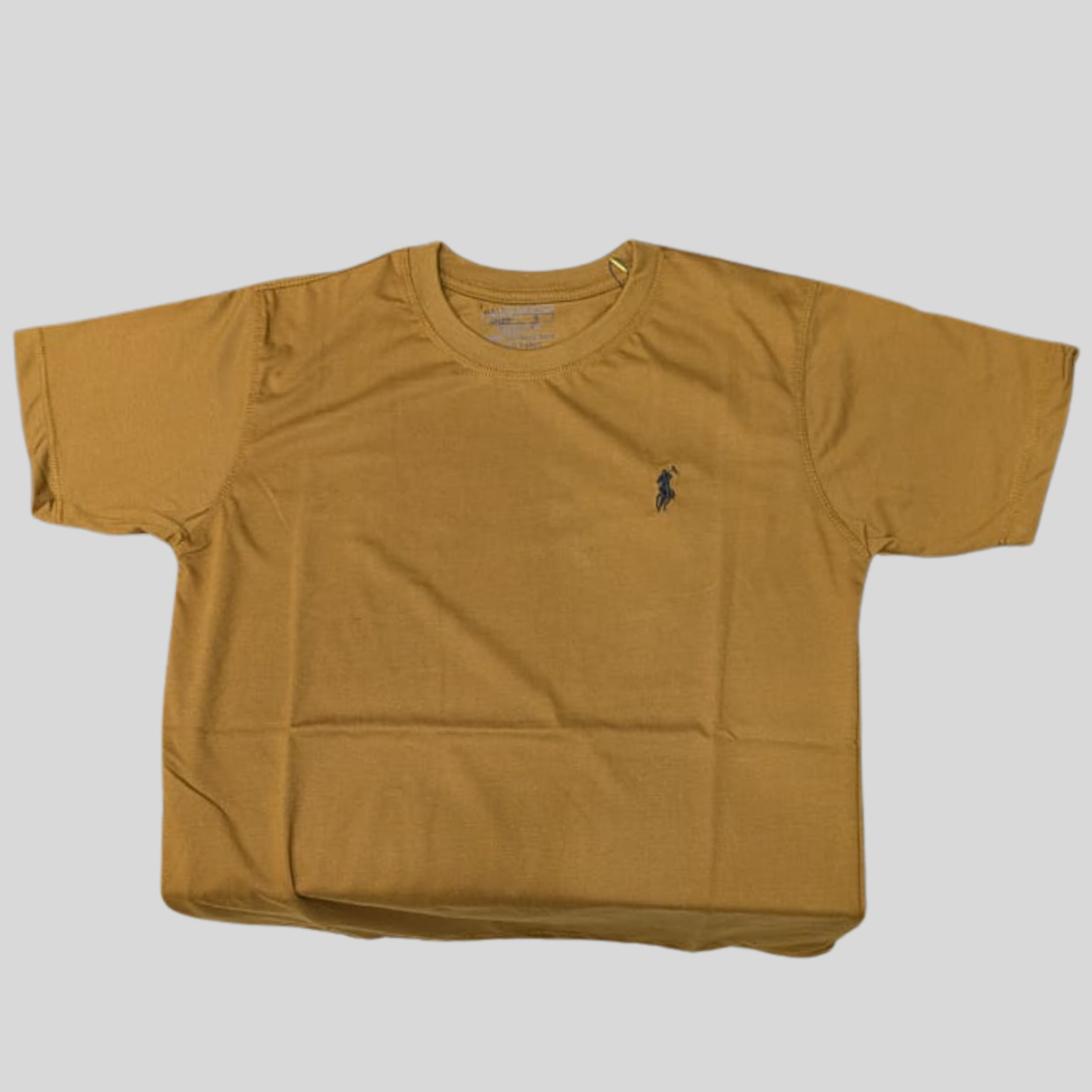 Men's Mustard Graphic T-shirt - Image 3