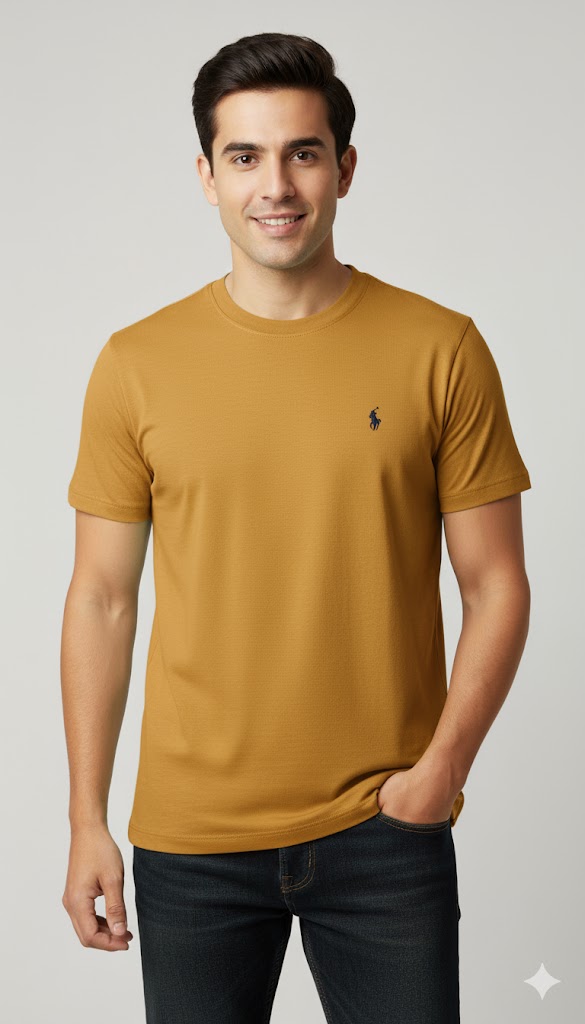 Men's Mustard Graphic T-shirt